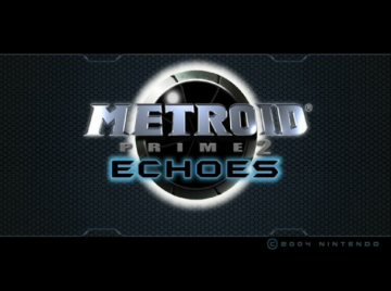  'Metroid Prime 2: Echoes' title screen
