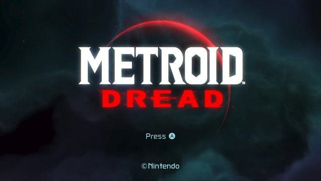  Metroid Dread Title Screen